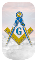 DAROYAL 370 PK Masonic Lodge Clouds Pink